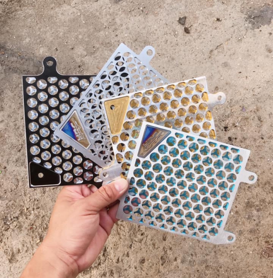 CHE KÉT NƯỚC NHÔM (có kèm miếng titanium)
