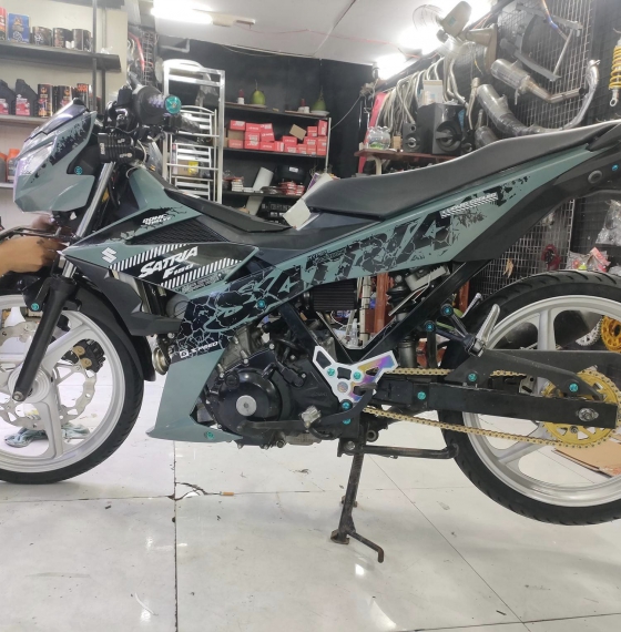 mâm 3 đao at road satria -raider