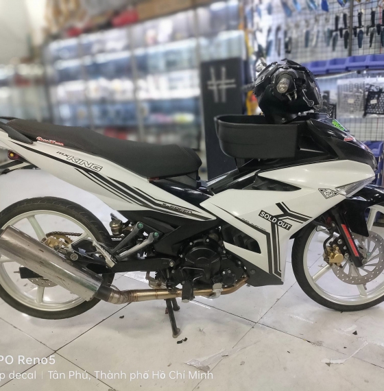 tem rời ex 150 trắng đen 