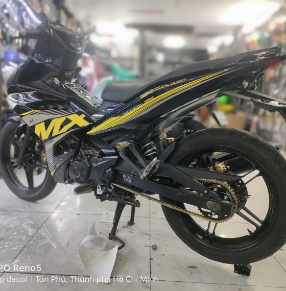 tem rời ex 150 đen vàng