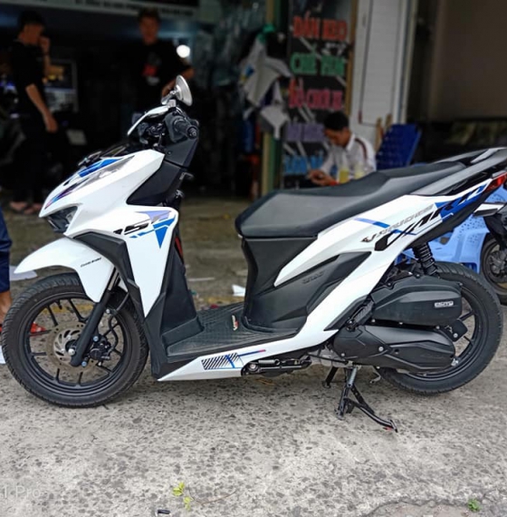 TEM TRÙM VARIO TRẮNG XANH