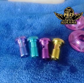 ỐC TITANIUM XẢ DẦU (gắn cho heo dầu)