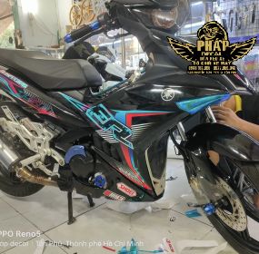 tem rời ex 150 xanh tứ sắc