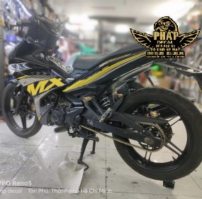 tem rời ex 150 đen vàng
