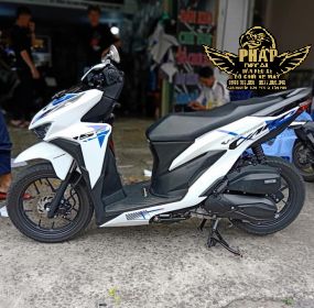 TEM TRÙM VARIO TRẮNG XANH