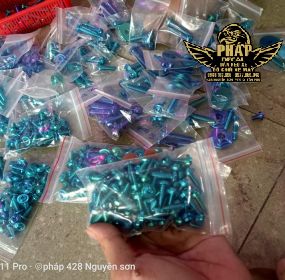 ỐC TITANIUM XOẮN 5LI XOẮN 